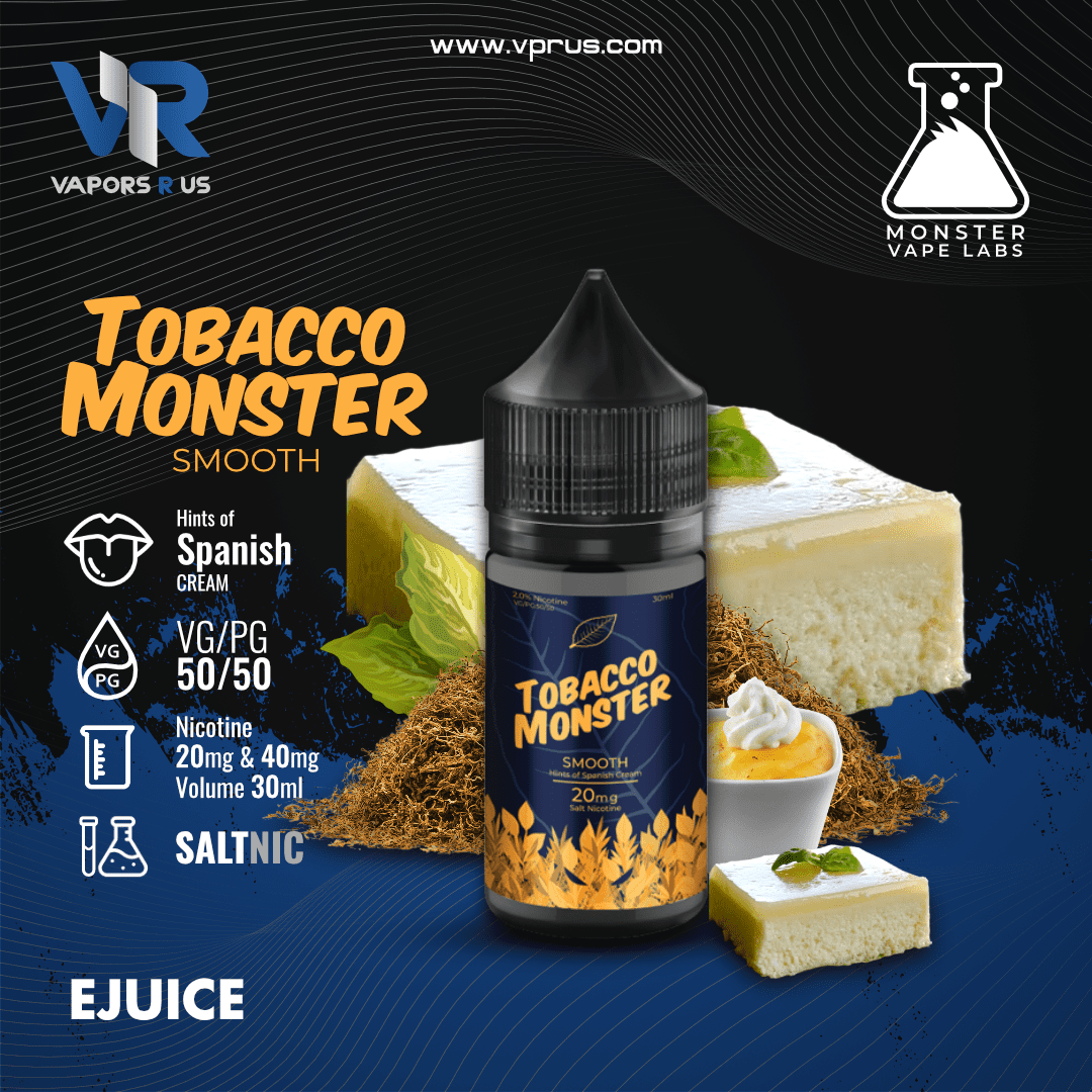 TOBACCO MONSTER - Smooth 30ml (SaltNic) | Vapors R Us LLC