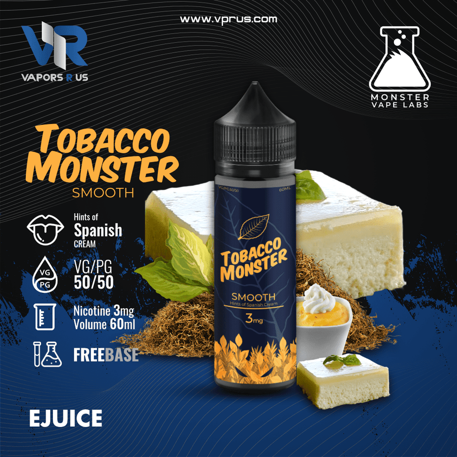 TOBACCO MONSTER - Smooth 3mg | Vapors R Us LLC