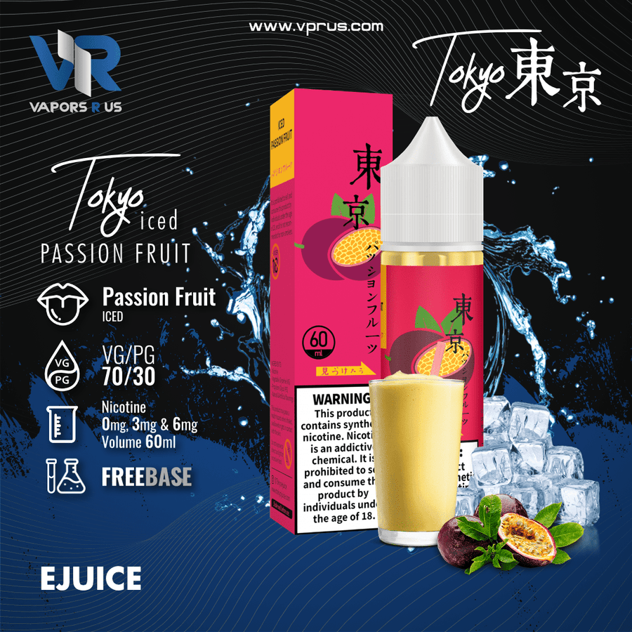 TOKYO - Iced Passion Fruit 60ml | Vapors R Us LLC