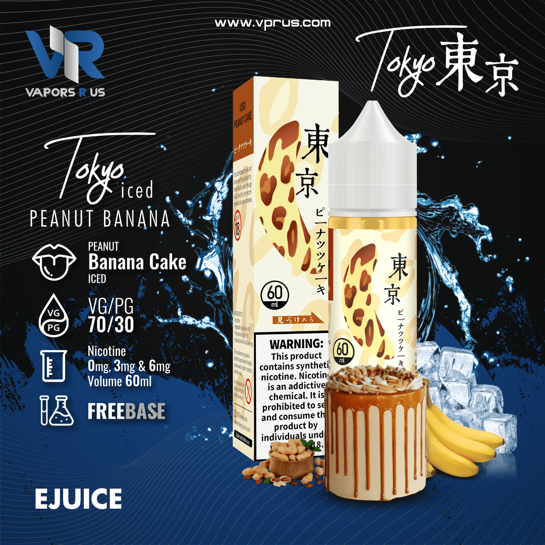 TOKYO - Iced Peanut Banana Cake 60ml | Vapors R Us LLC