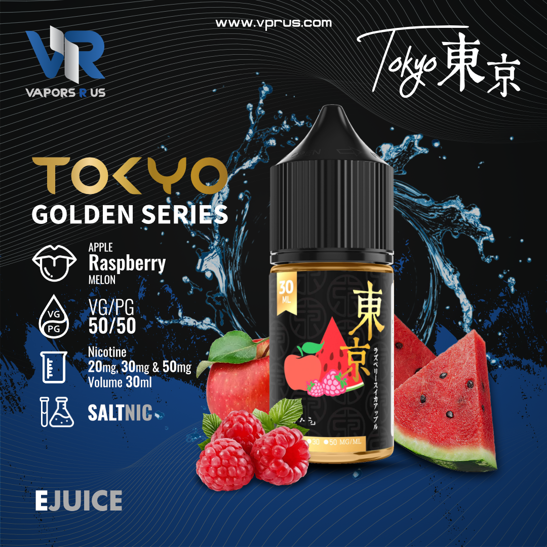 TOKYO GOLDEN SERIES - Apple Raspberry Melon 30ml