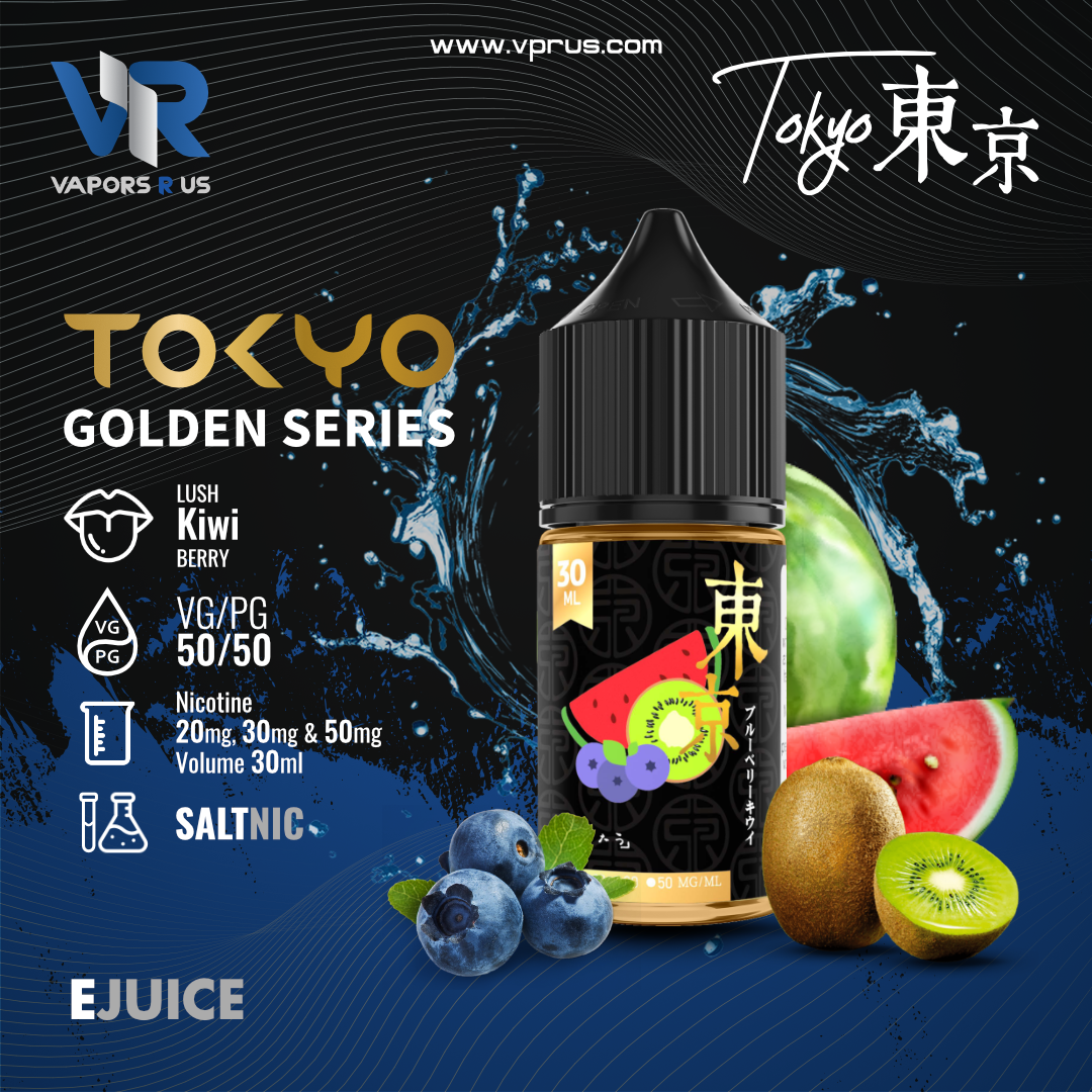 TOKYO GOLDEN SERIES - Lush Kiwi Berry 30ml