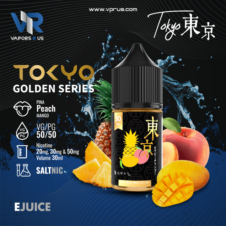 TOKYO GOLDEN SERIES - Pina Peach Mango 30ml