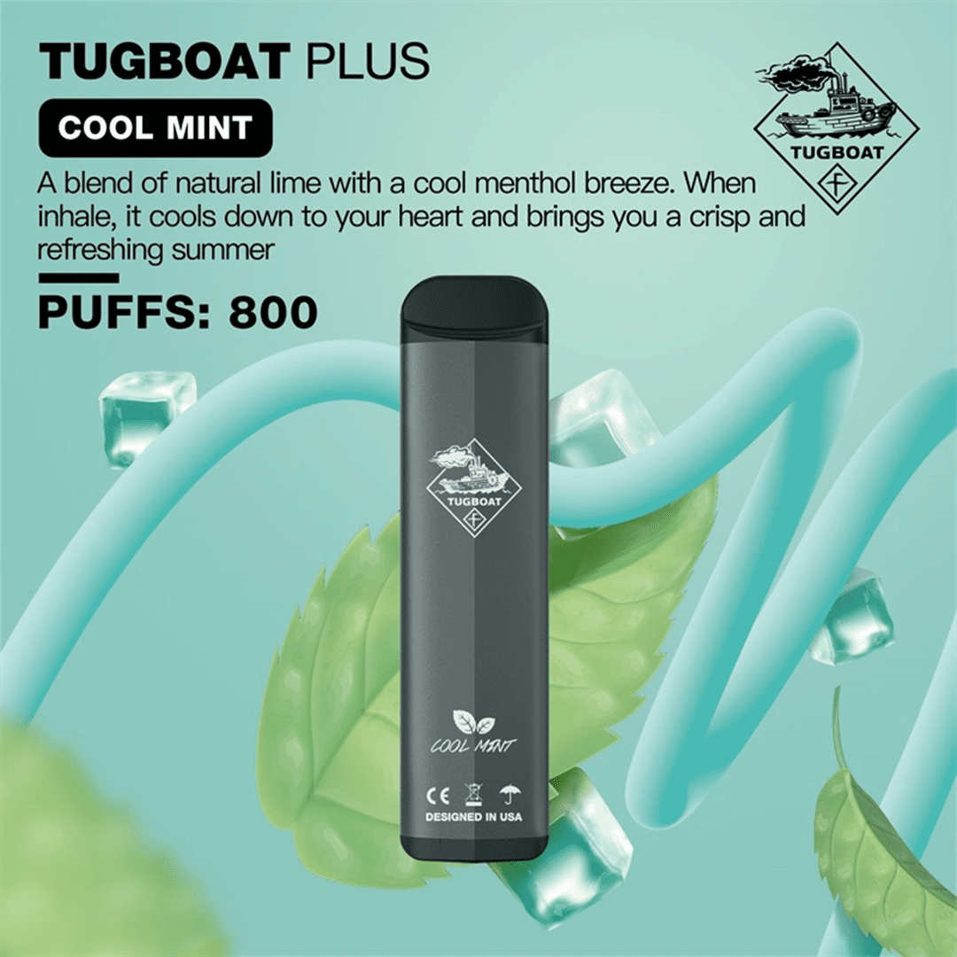 TUGBOAT - PLUS Disposable Pod Device 800 PUFFS | Vapors R Us LLC