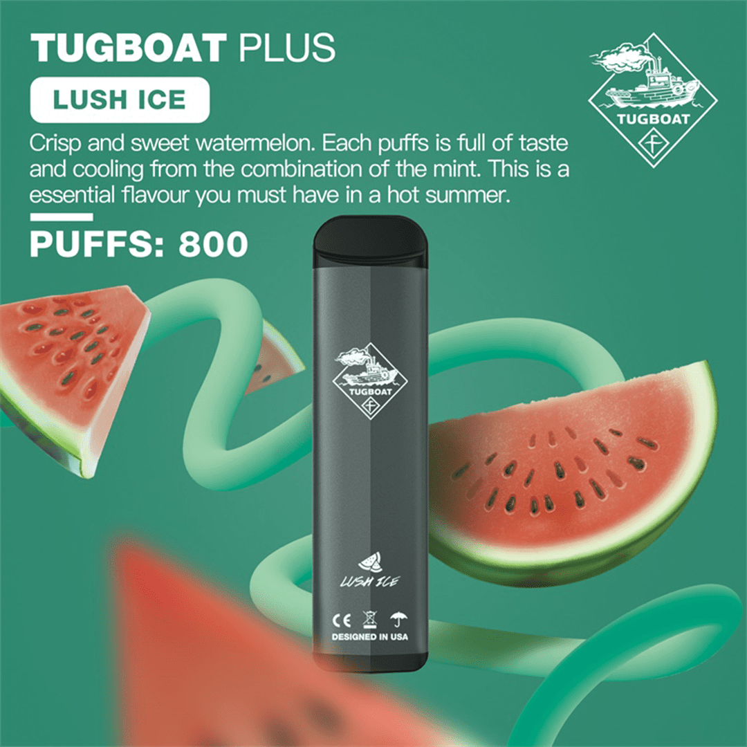 TUGBOAT - PLUS Disposable Pod Device 800 PUFFS | Vapors R Us LLC