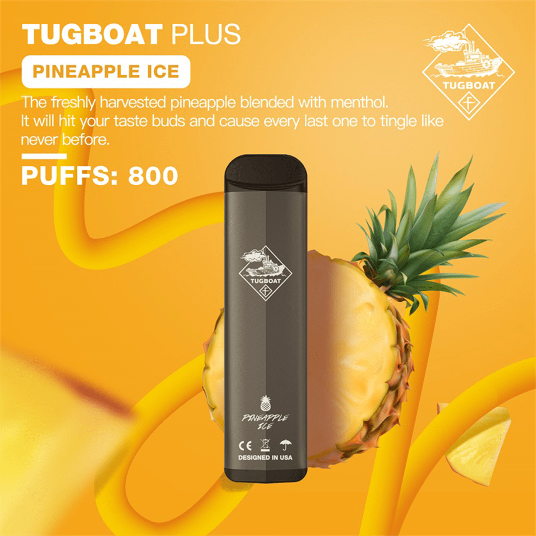 TUGBOAT - PLUS Disposable Pod Device 800 PUFFS | Vapors R Us LLC