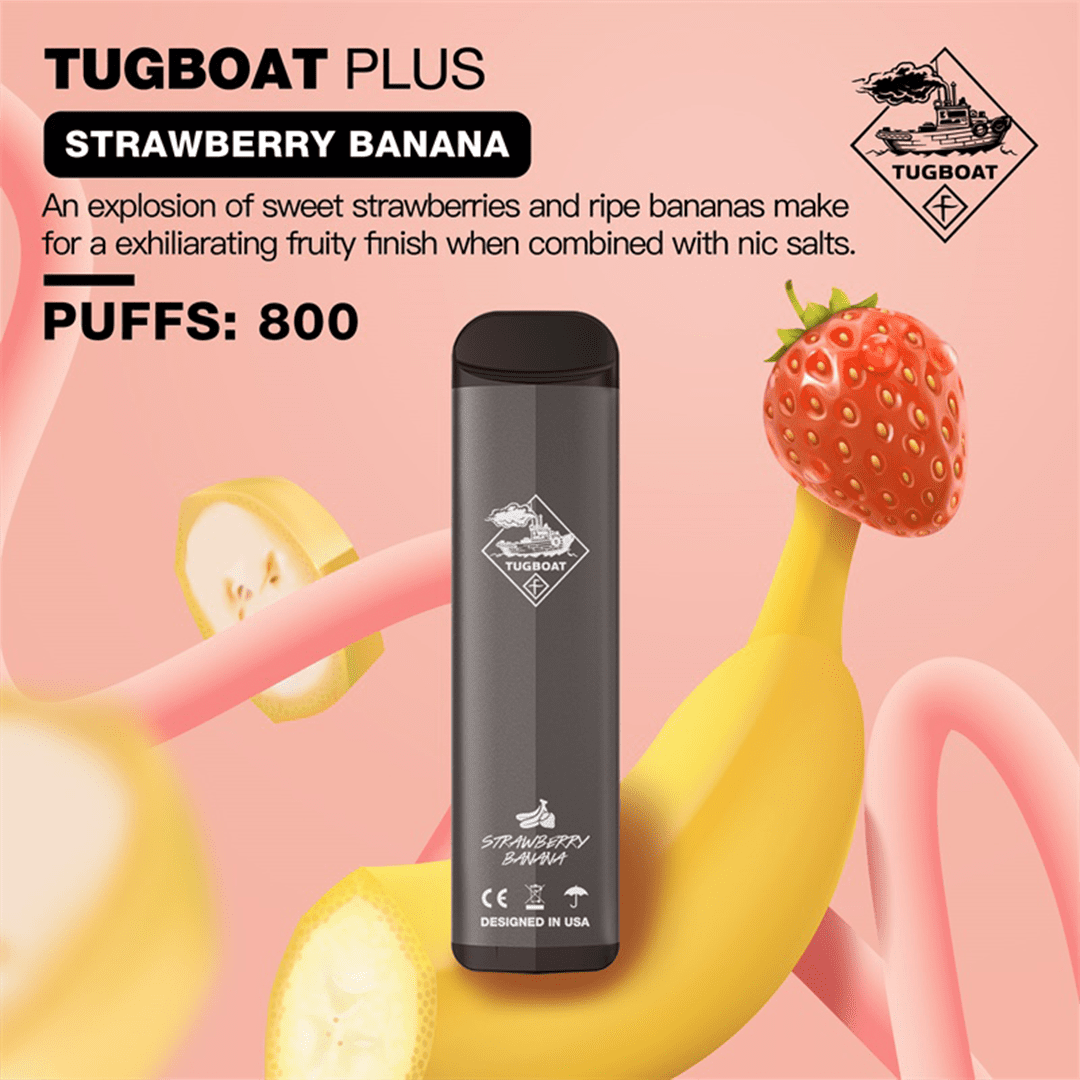 TUGBOAT - PLUS Disposable Pod Device 800 PUFFS | Vapors R Us LLC