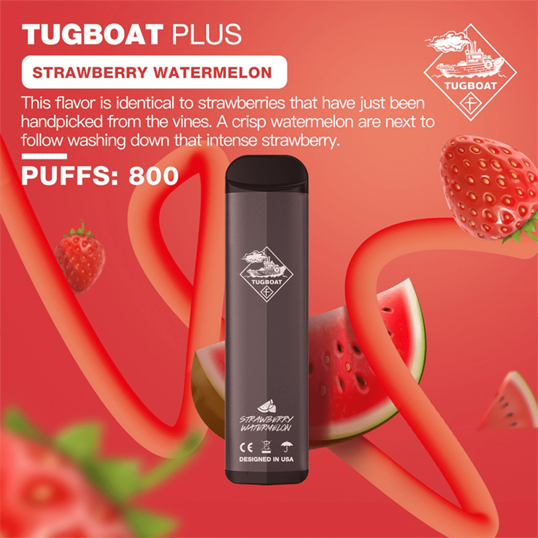 TUGBOAT - PLUS Disposable Pod Device 800 PUFFS | Vapors R Us LLC