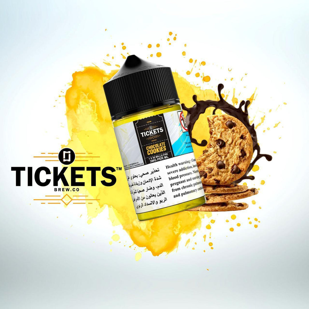 TICKETS E JUICE - CHOCOLATE COOKIES 50ML