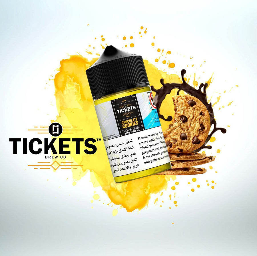 TICKETS E JUICE - CHOCOLATE COOKIES 50ML