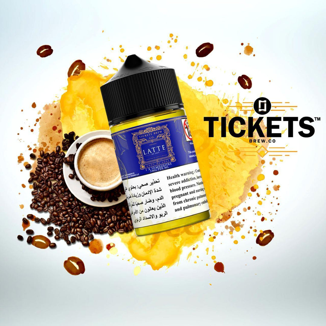 TICKETS E JUICE - LATTE 50ML