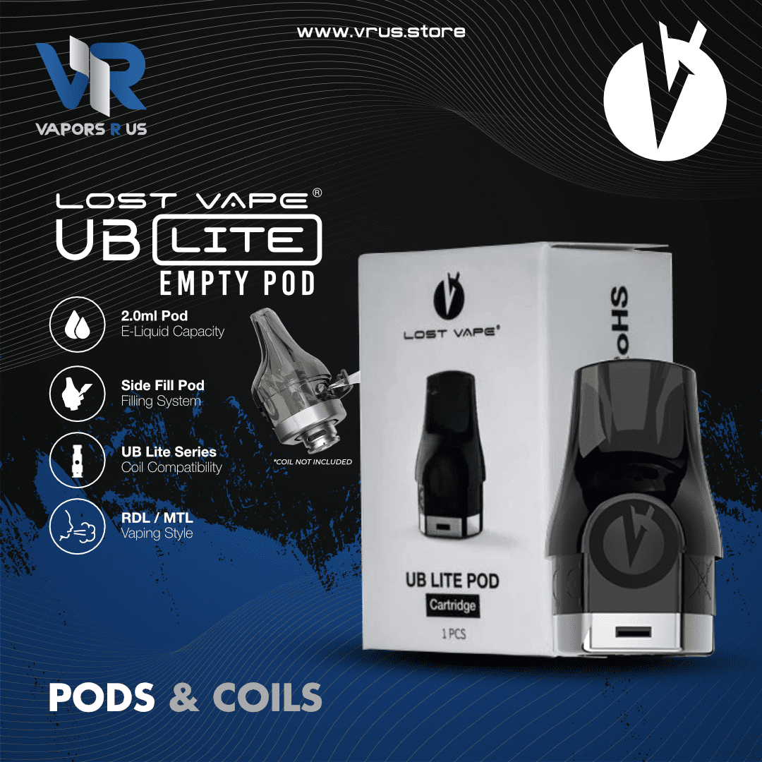 LOST VAPE - UB Lite Empty Pod | Vapors R Us LLC