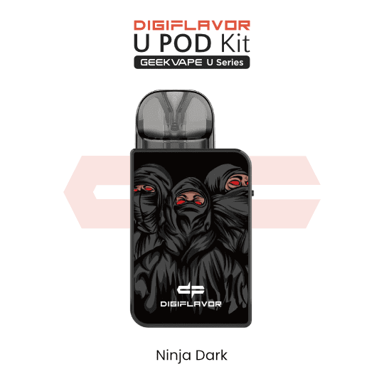 DIGIFLAVOR - U Pod Kit 1000mAh (GEEKVAPE U Series) Vapors R Us LLC DIGIFLAVOR - U Pod Kit 1000mAh (GEEKVAPE U Series) Vapors R Us LLC