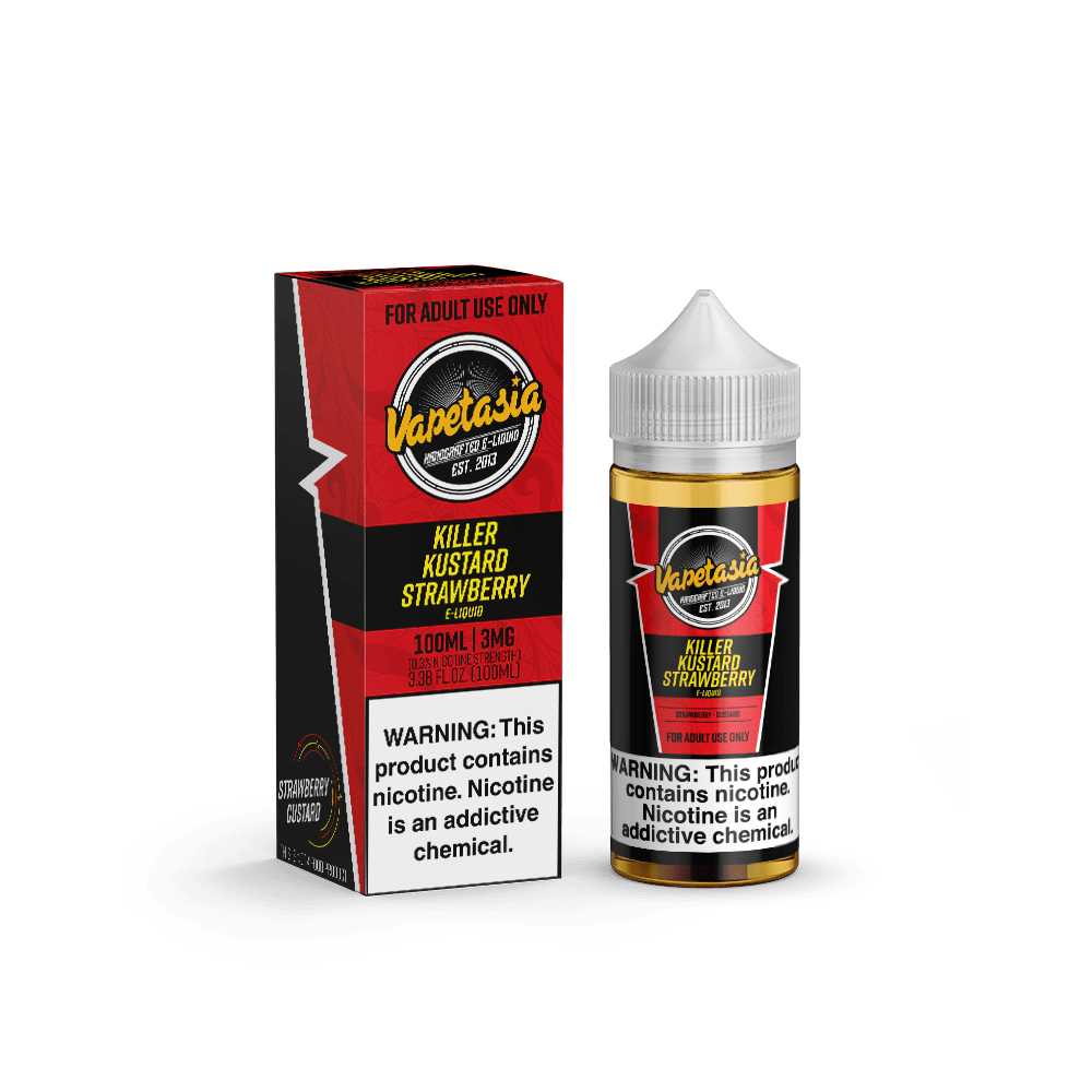 VAPETASIA - Killer Kustard Strawberry | Vapors R Us LLC