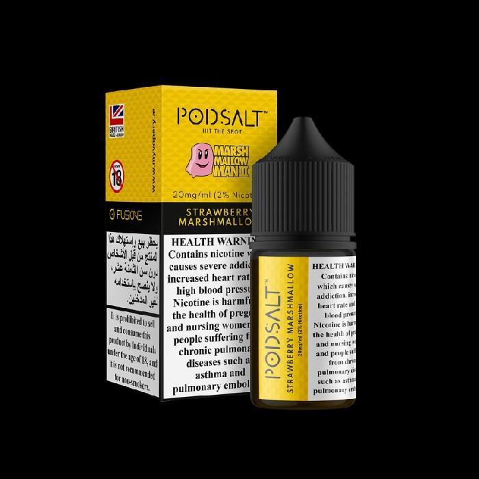POD SALT FUSIONS - Strawberry Marshmallow Man 3 30ml (SaltNic) | Vapors R Us LLC