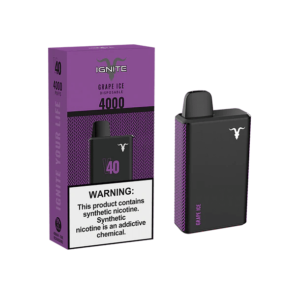 IGNITE - V40 4000+ Puffs Disposable Vape Pen | Vapors R Us LLC