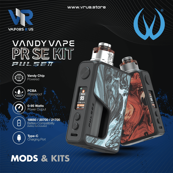 VANDY VAPE - PR SE 95W Box Kit | Vapors R Us LLC