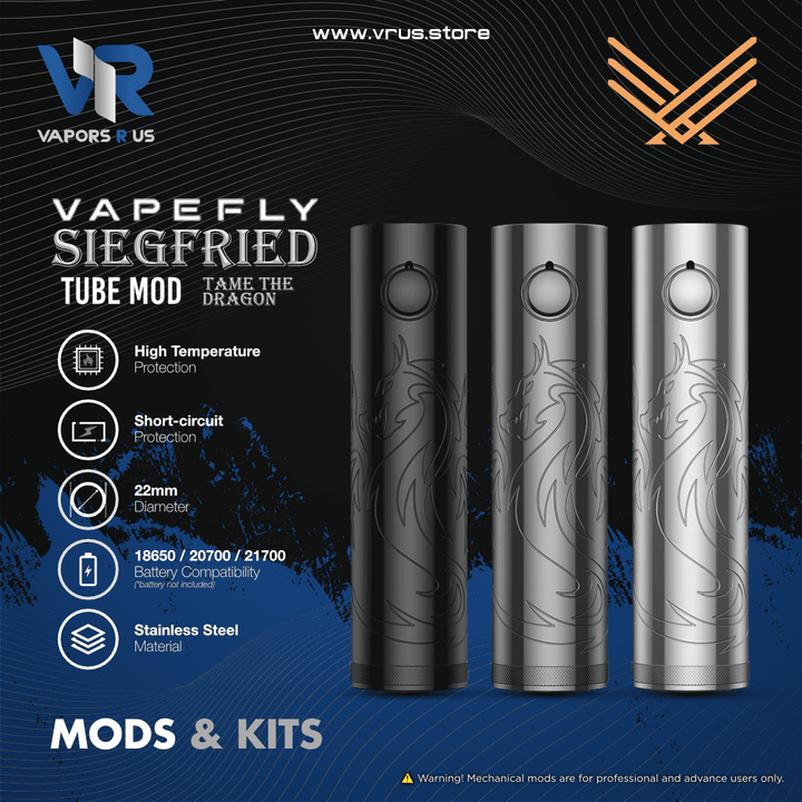 VAPEFLY - Siegfried Tube Mod | Vapors R Us LLC