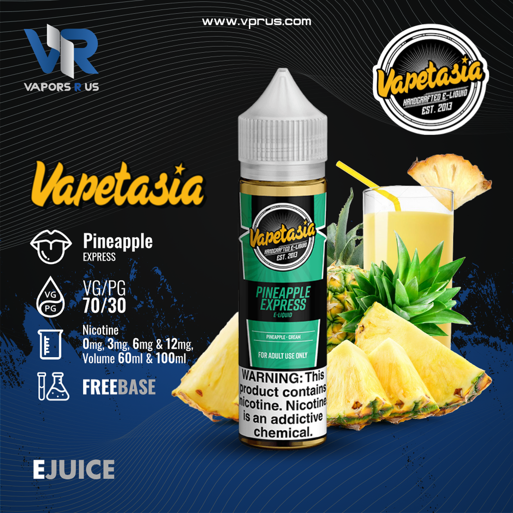 Vapetasia Pineapple Juice 100ML | Iced Pineapple Express By Vapetasia