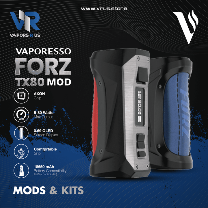 VAPORESSO - FORZ TX80 VW Mod (NO TANKS) | Vapors R Us LLC