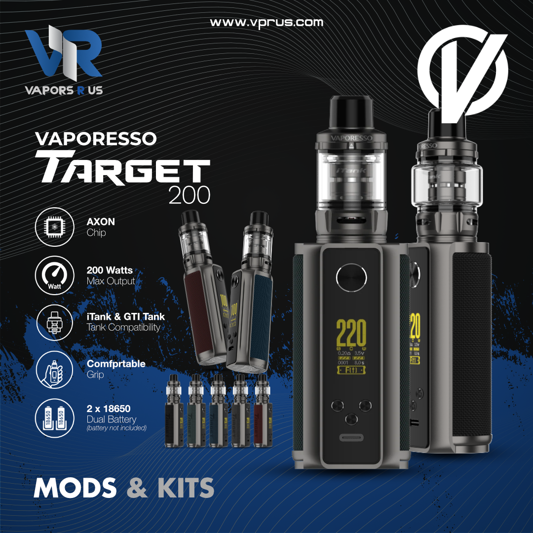 VAPORESSO - TARGET 200 Box Kit 220W VAPORESSO - TARGET 200 Box Kit 220W