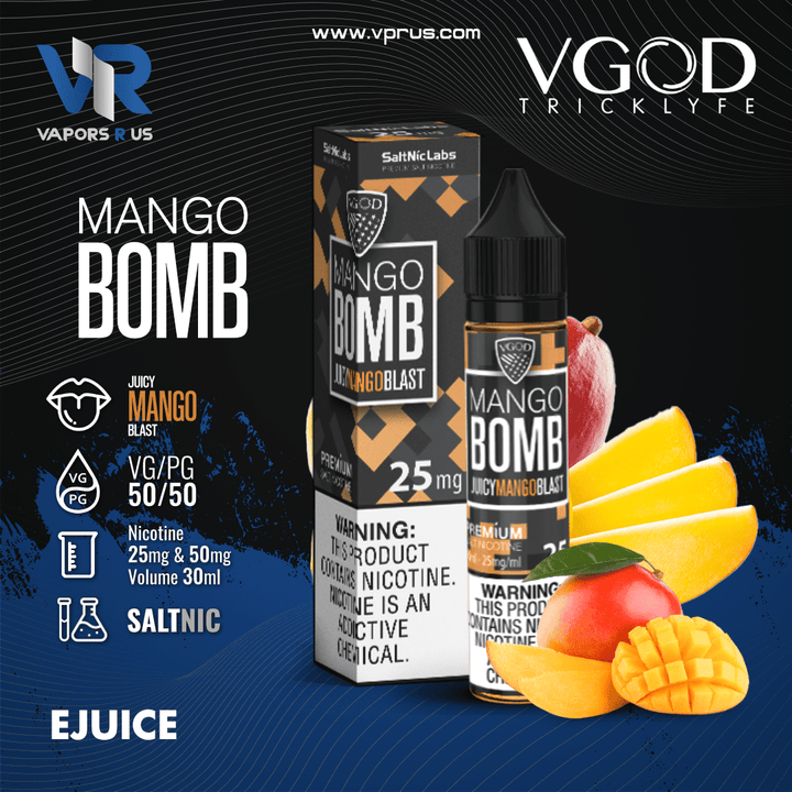 VGOD - Mango Bomb 30ml (SaltNic) | Vapors R Us LLC