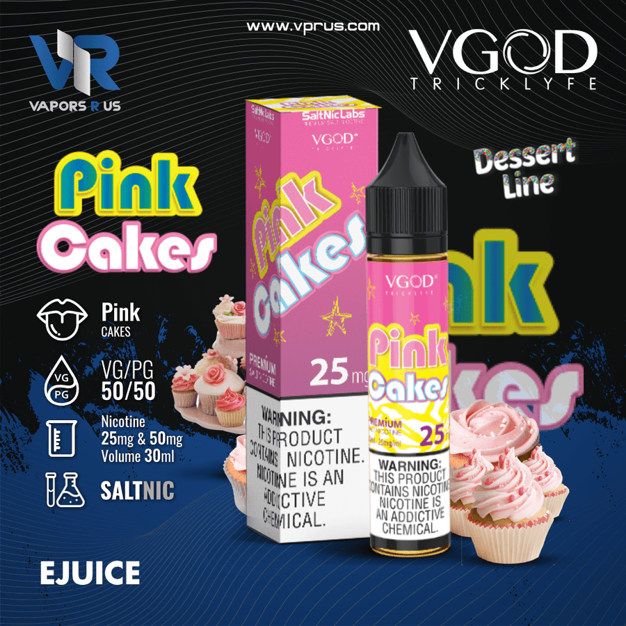 VGOD - Pink Cakes 30ml (SaltNic) | Vapors R Us LLC