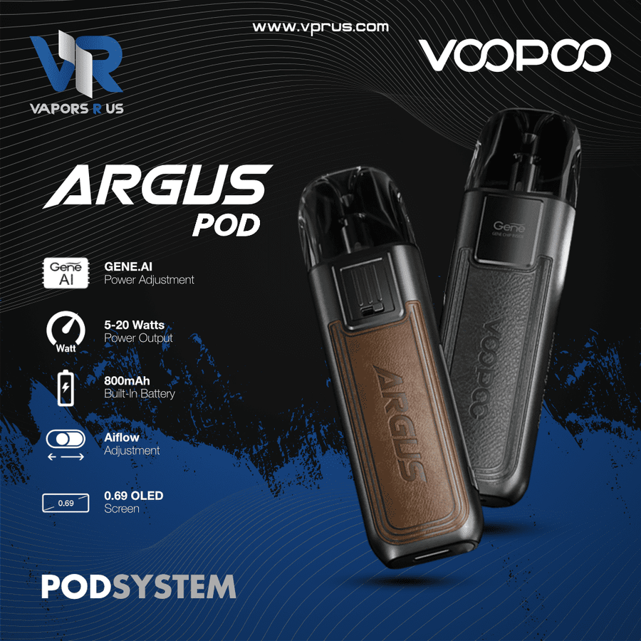 Voopoo Argus Pod System Kit (20W 800mAh) UAE Vapors R Us Voopoo Argus Pod System Kit (20W 800mAh) UAE Vapors R Us