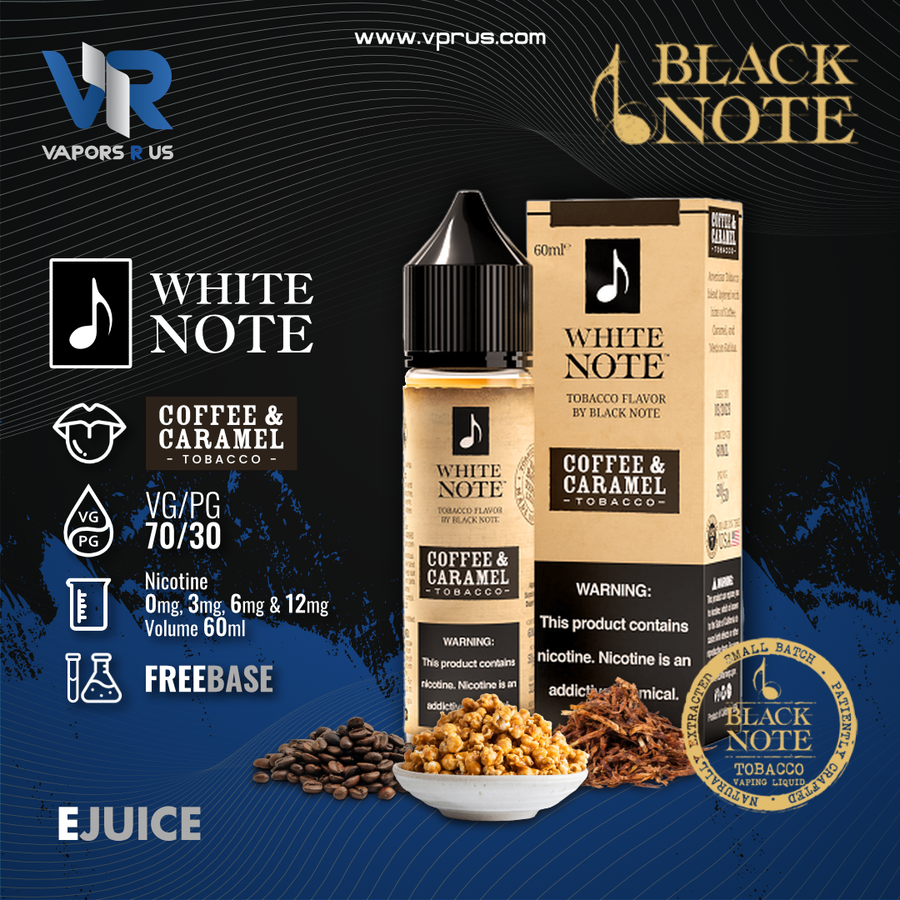 WHITE NOTE - Coffee & Caramel 60ml