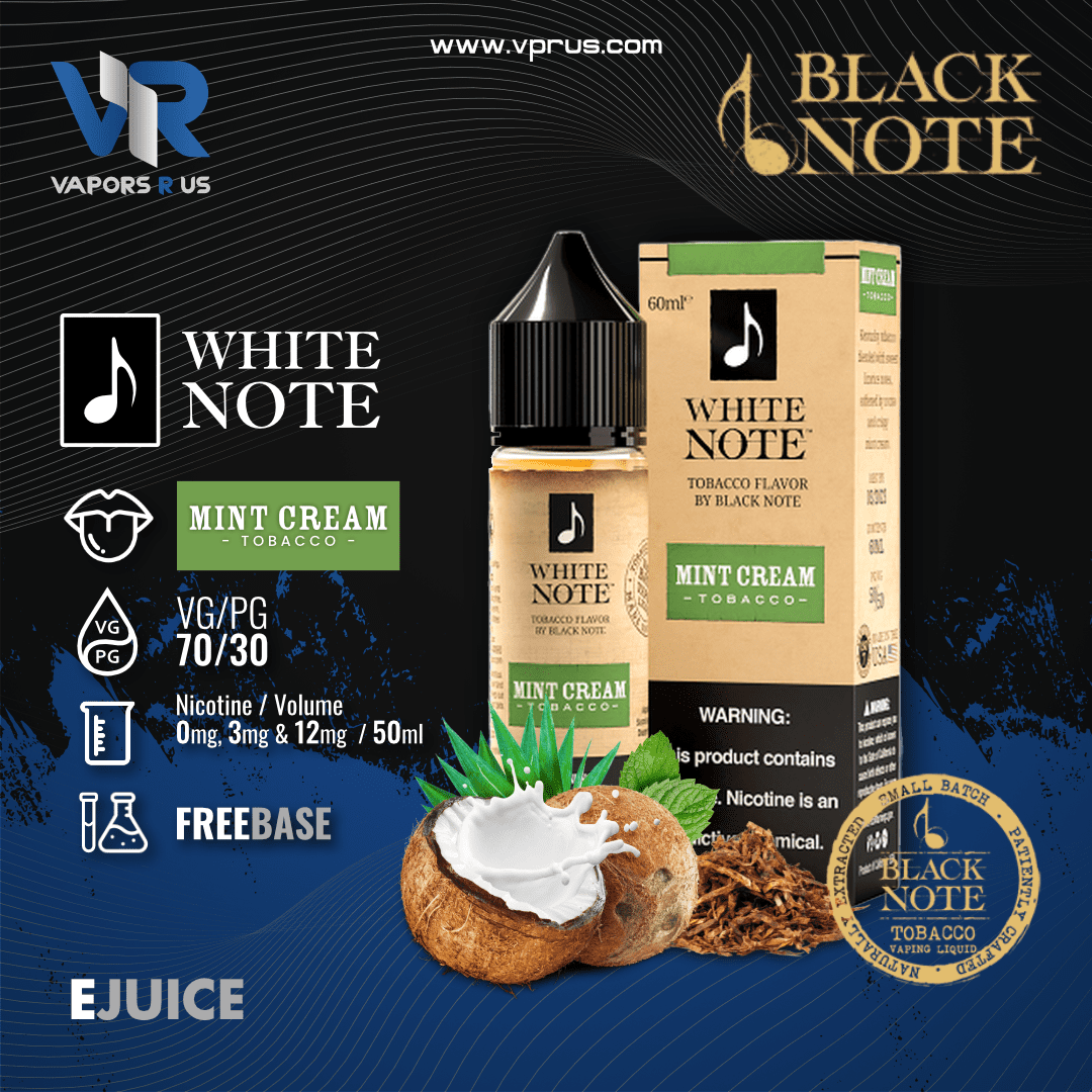 WHITE NOTE - Mint Cream Tobacco 60ml | Vapors R Us LLC