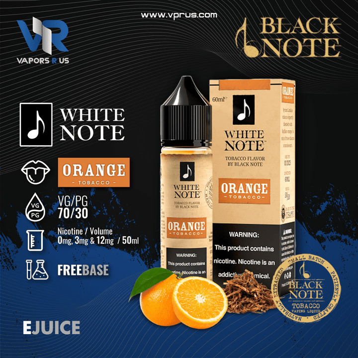 WHITE NOTE - Orange Tobacco 60ml | Vapors R Us LLC