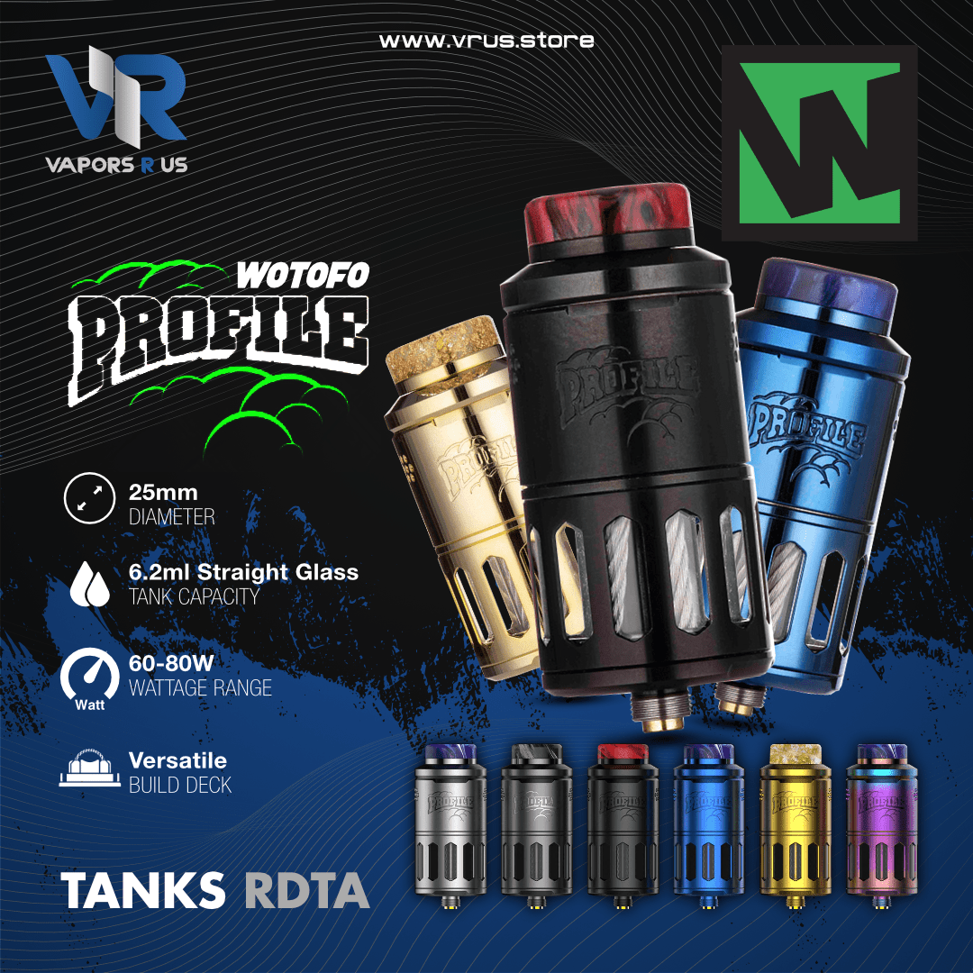 WOTOFO - Profile RDTA 25mm 6.2ml Tank | Vapors R Us LLC