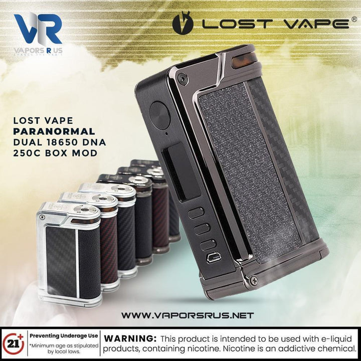 LOST VAPE - Paranormal Dual 18650 DNA 250C Box Mod