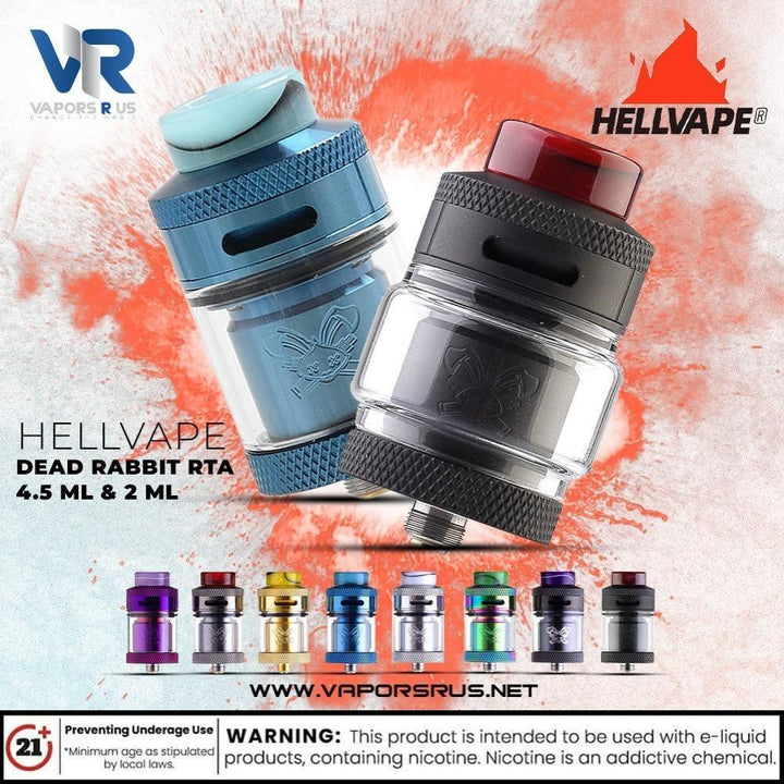 HELLVAPE - DEAD RABBIT RTA 4.5 ml & 2 ml