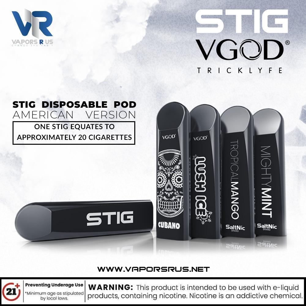 STIG DISPOSABLE POD American Version | Vapors R Us LLC