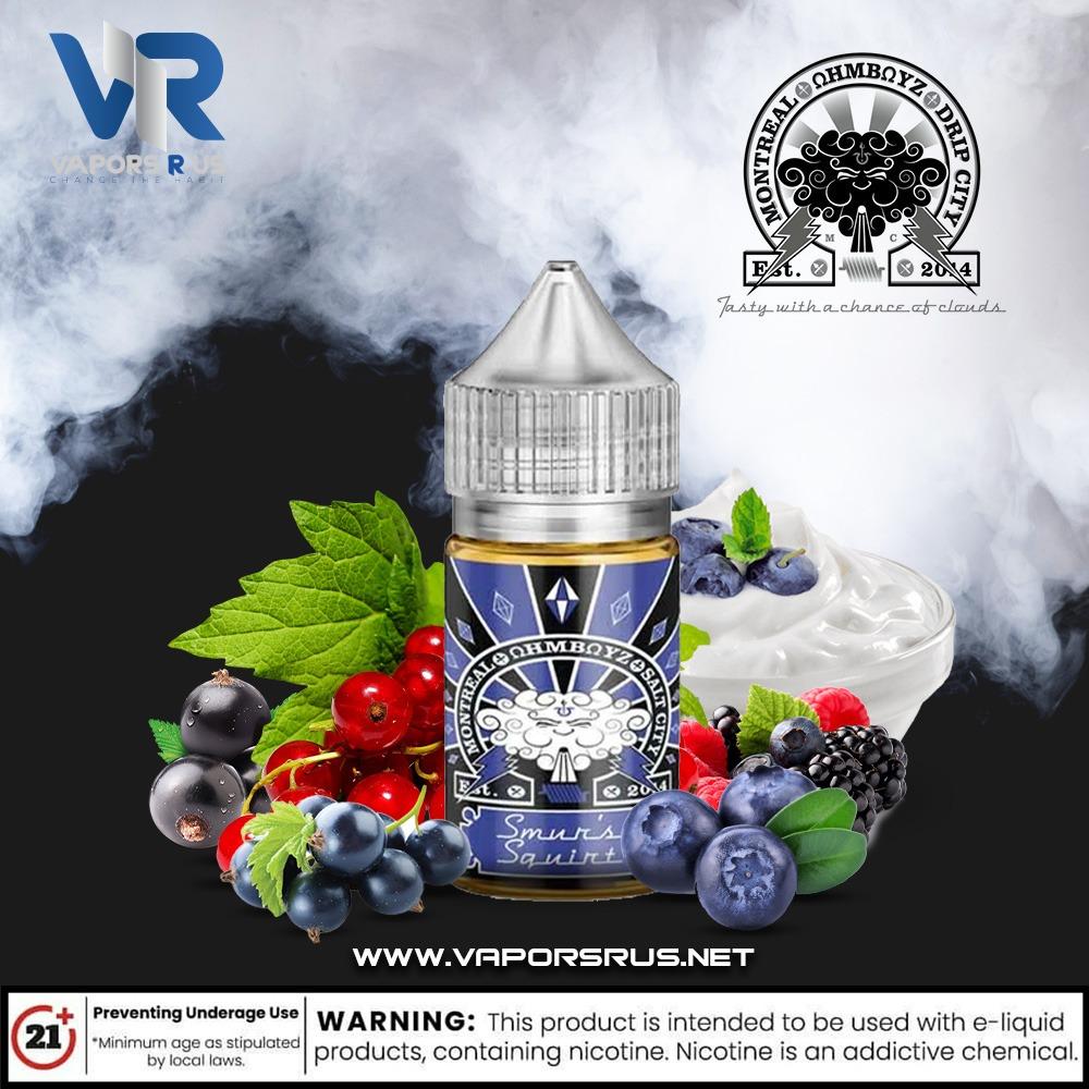 OHMBOYZ DRIP CITY - Smur’s Squirt 30ml (SaltNic) | Vapors R Us LLC