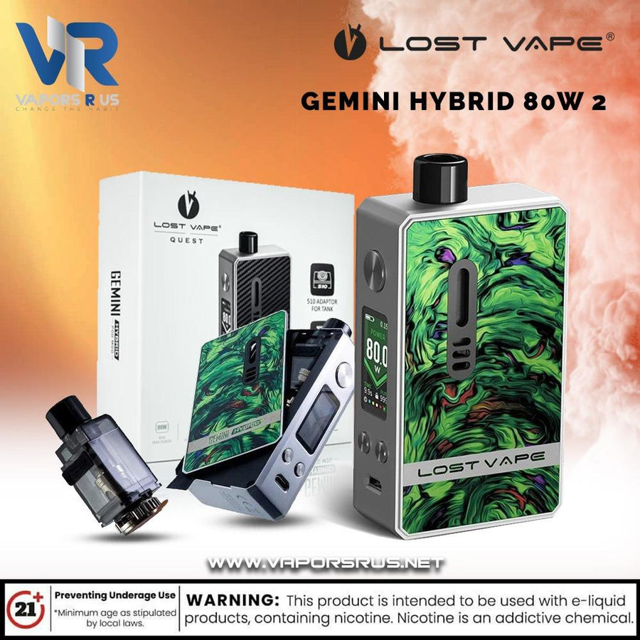 LOST VAPE - Gemini Hybrid 80W 2 in 1 LOST VAPE - Gemini Hybrid 80W 2 in 1
