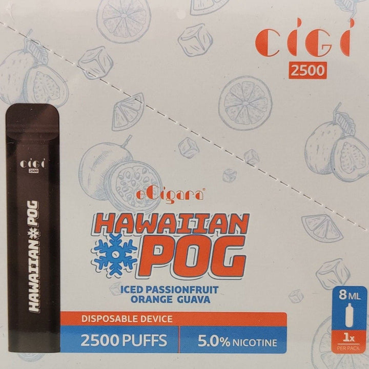 ECIGARA - CIGI 2500 Disposable Pod (50mg 5%) | Vapors R Us LLC