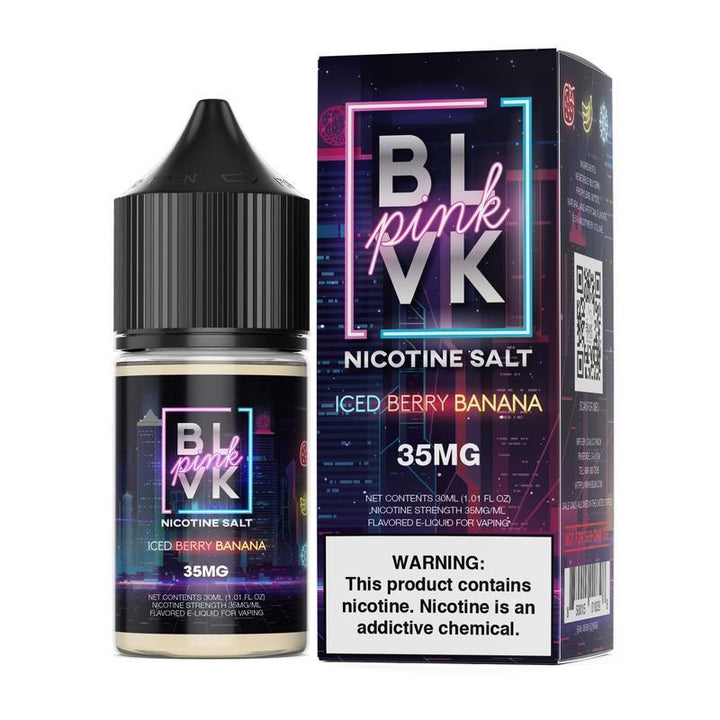 BLVK PINK - Iced Berry Banana 30ml (SaltNic) | Vapors R Us LLC