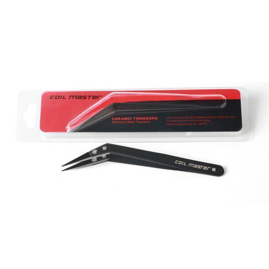 COIL MASTER - T7 Bent Ceramic Tweezer | Vapors R Us LLC