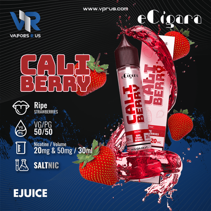 ECIGARA - Cali Berry 30ml (SaltNic) | Vapors R Us LLC