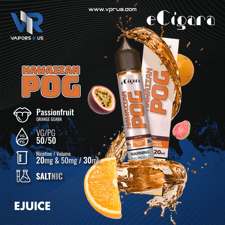 ECIGARA - Hawaiian Pog 30ml (SaltNic) | Vapors R Us LLC