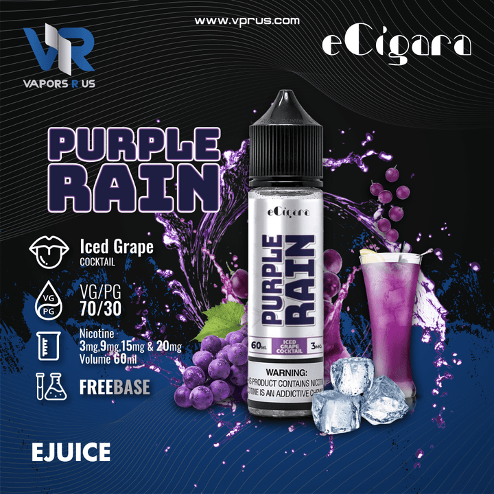 ECIGARA - Purple Rain 60ml | Vapors R Us LLC