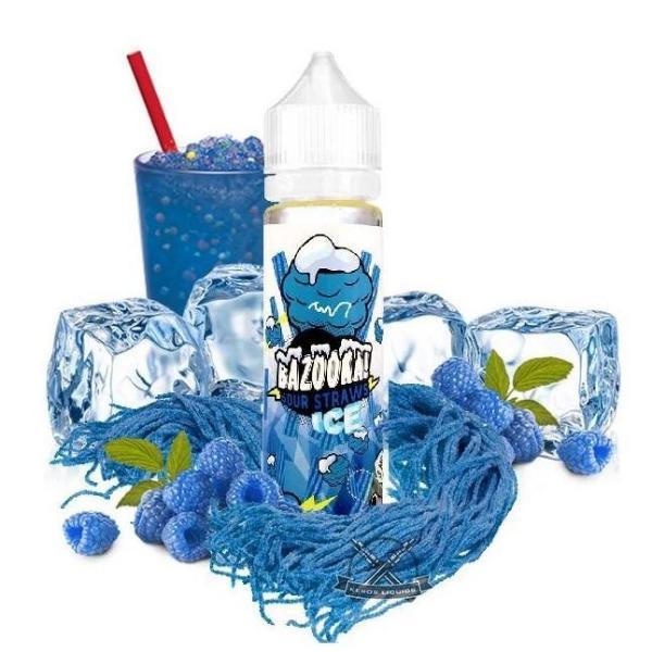 BAZOOKA - SOUR STRAWS - Blue Raspberry on Ice 3mg 60ml | Vapors R Us LLC