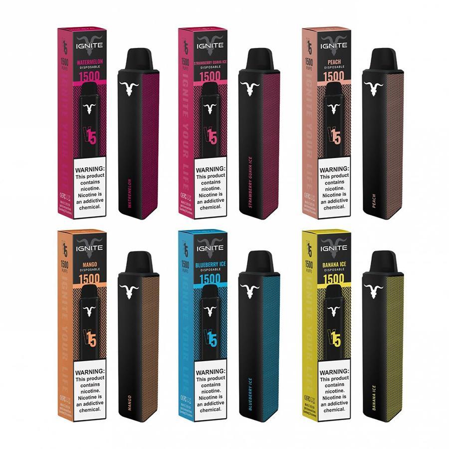 IGNITE - V15 1500+ Puffs Disposable Vape Pen | Vapors R Us LLC