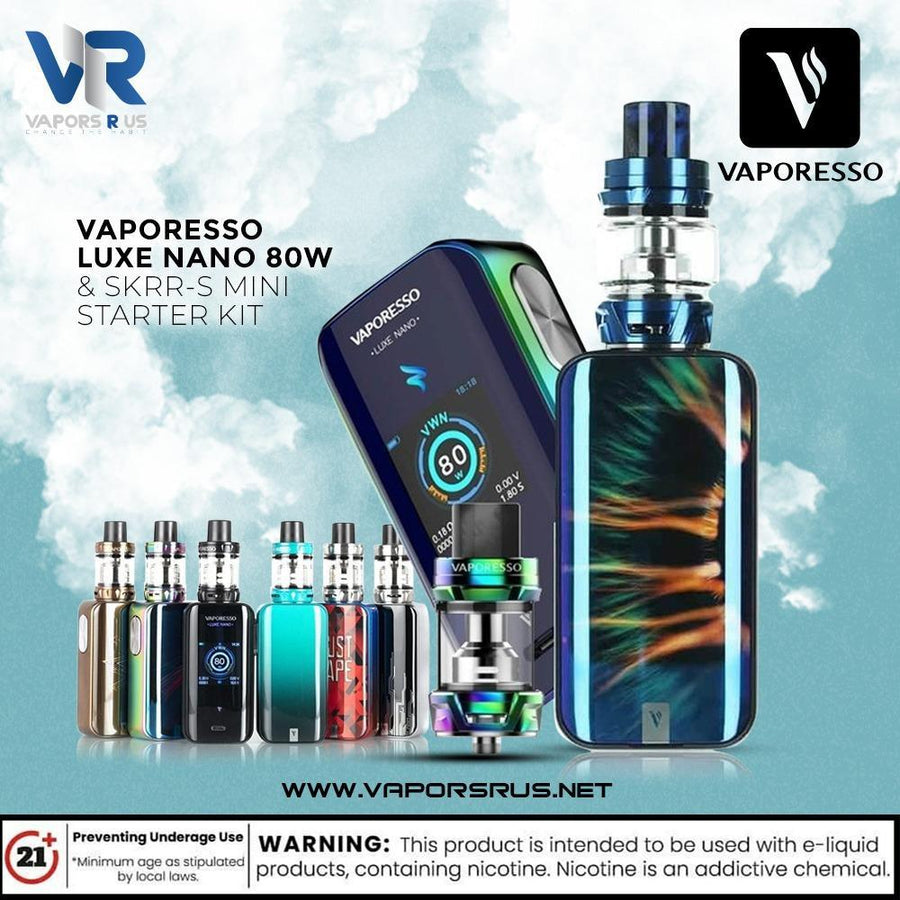 VAPORESSO LUXE NANO 80W & SKRR-S MINI STARTER KIT | Vaporesso VAPORESSO LUXE NANO 80W & SKRR-S MINI STARTER KIT | Vaporesso