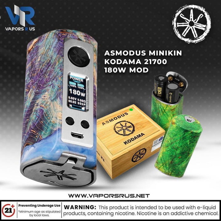 ASMODUS - Minikin Kodama 21700 180W Mod | Vapors R Us LLC