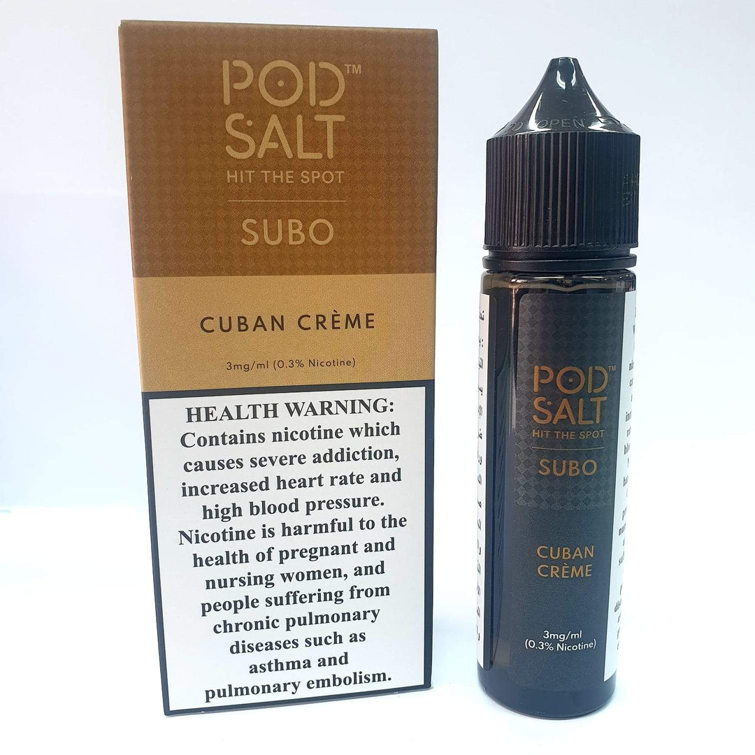 POD SALT SUBO - Cuban Crème 50ml | Vapors R Us LLC