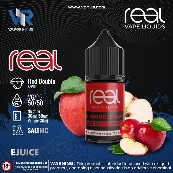 real vape iced double apple 30ml