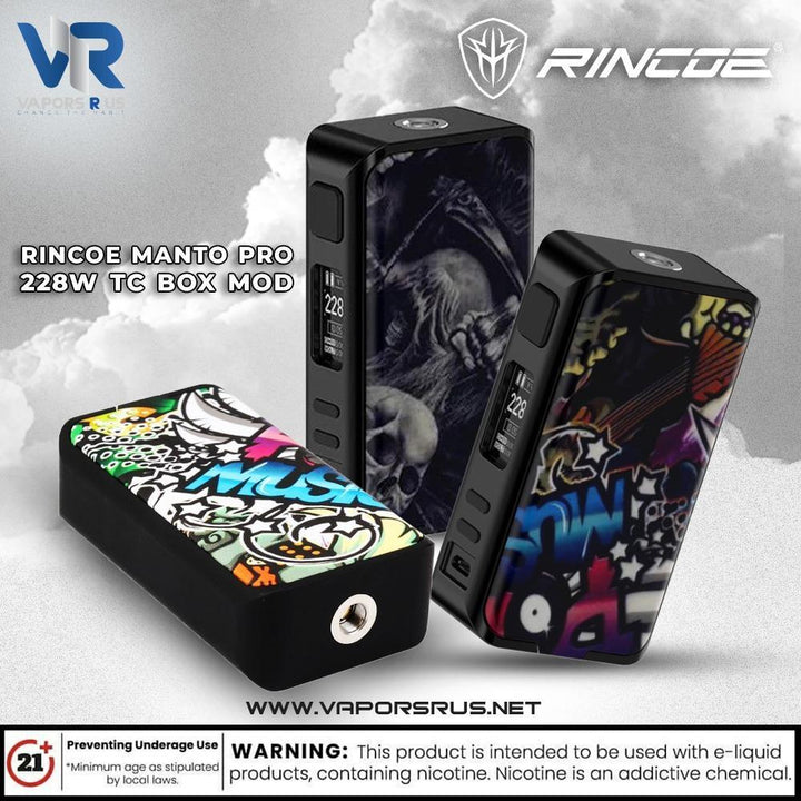 Rincoe Manto Pro 228W TC Box Mod